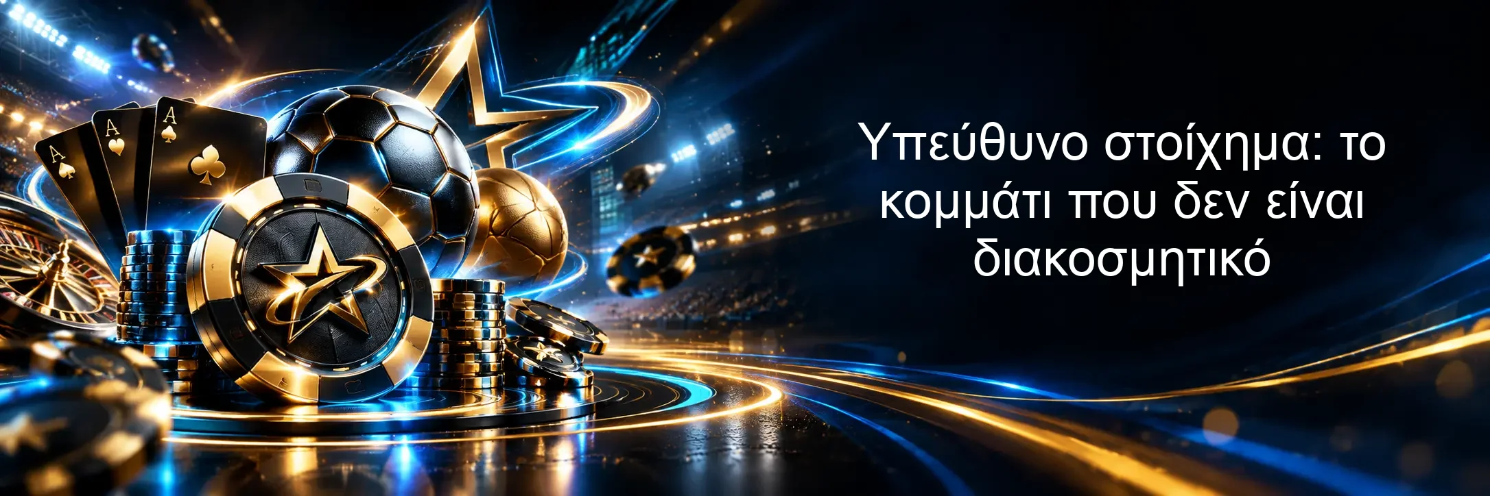 Υπεύθυνο στοίχημα: το κομμάτι που δεν είναι διακοσμητικό Υπεύθυνο στοίχημα: το κομμάτι που δεν είναι διακοσμητικό
